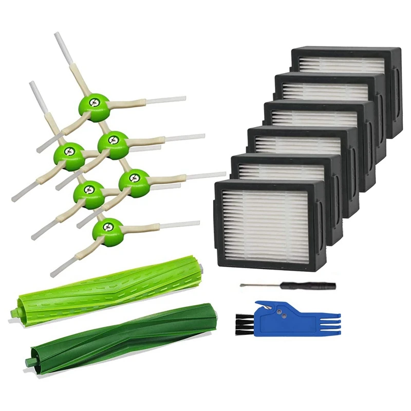 

Replacement Parts Accessories for IRobot Roomba I7 I7+/I7 Plus E5 E6 E7 Robotic Vacuum Cleaner Accessories Kit 6 Filters