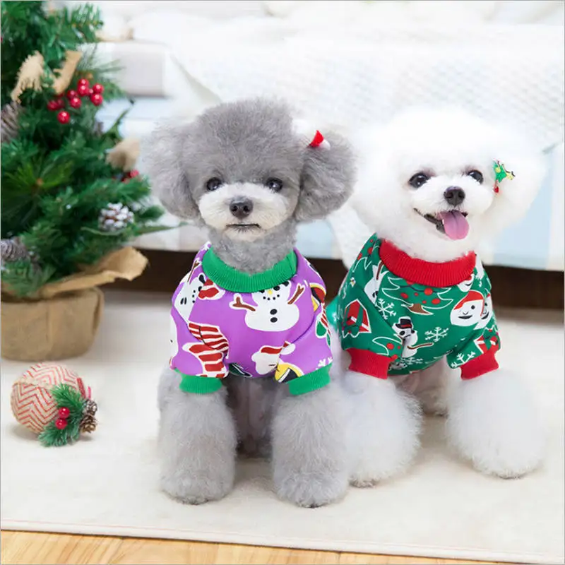 

New Dog Clothes for Small Dogs Elephant Printed Soft Pet Dog Sweater Clothing for Dog Winter Chihuahua Clothes Warm Pet Outfit