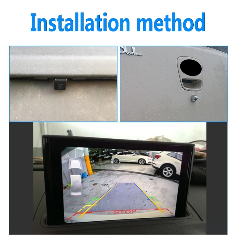 

Novel-HD 1080P Night Vision Rear View Reversing Camera Wide Angle Universal Reversing Auxiliary Camera Function Adjustable