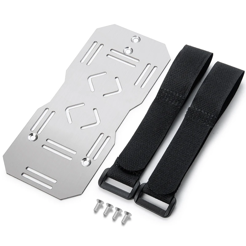 

for TRX-6 Stainless Steel Additional Battery Tray Plate with Tie for 1/10 RC Crawler Car Traxxas TRX6 G63 Upgrade Parts