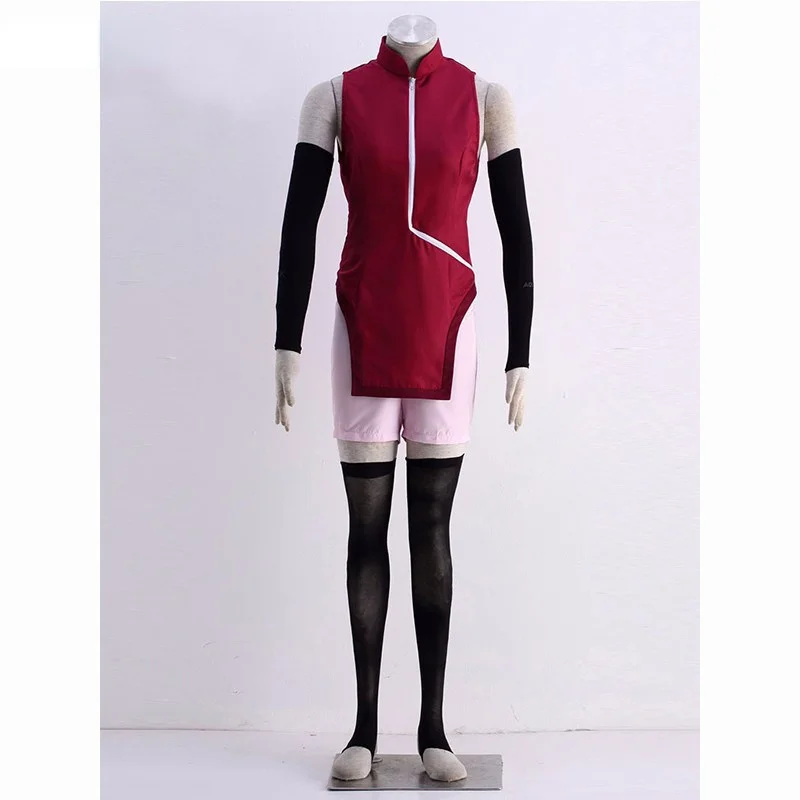 BORUTO -THE MOVIE-Учиха сарада Cosplay новый женский костюм Чонсам аниме одежда для