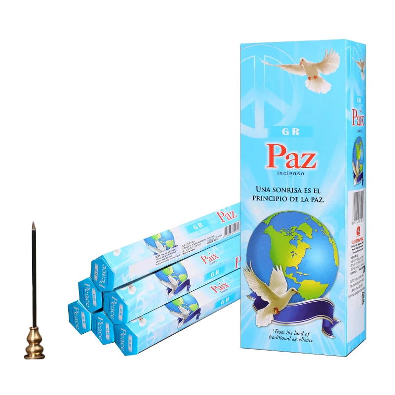 Мир индийские ароматические палочки ручной работы 20 палочек/трубка 35 минут палка