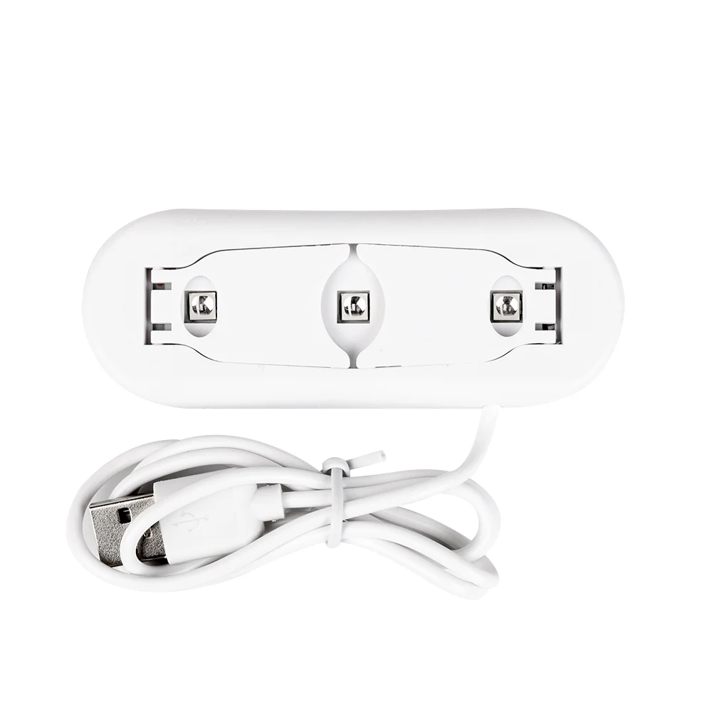 6 Вт USB лампа 3 светодиодный s Сушилка для ногтей двойная светодиодная УФ