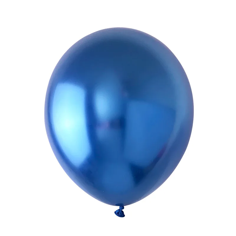 10PCS blue1 10 шт. 12 дюймов металлические шары латексные конфетти-Блестки Блестящие жемчужные металлические цвета день рождения Свадебный шар Декор поставки - Цвет: 10PCS blue1