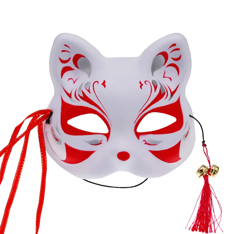 

Японская Маска лисы, пикантная маска кошки для косплея, аниме косплей, маскарадный реквизит для вечеривечерние, реквизит для выступления на...
