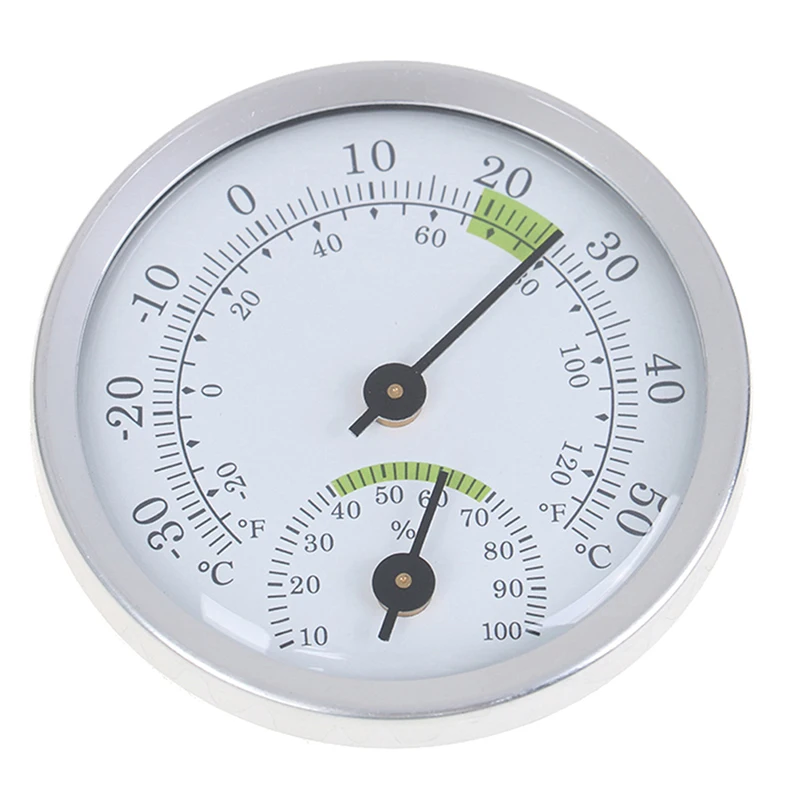 

1pcs New Wall Mounted Household Analog Thermometer & Hygrometer For Sauna Room Household