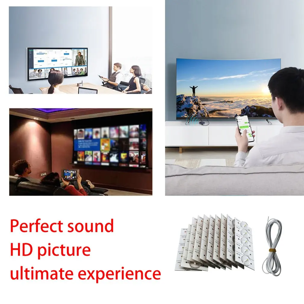 

Practical Optical Lens 3V SMD Lamp Beads For 32-65 LED TV Repair With 2M Cable Led Light Strip Accessories