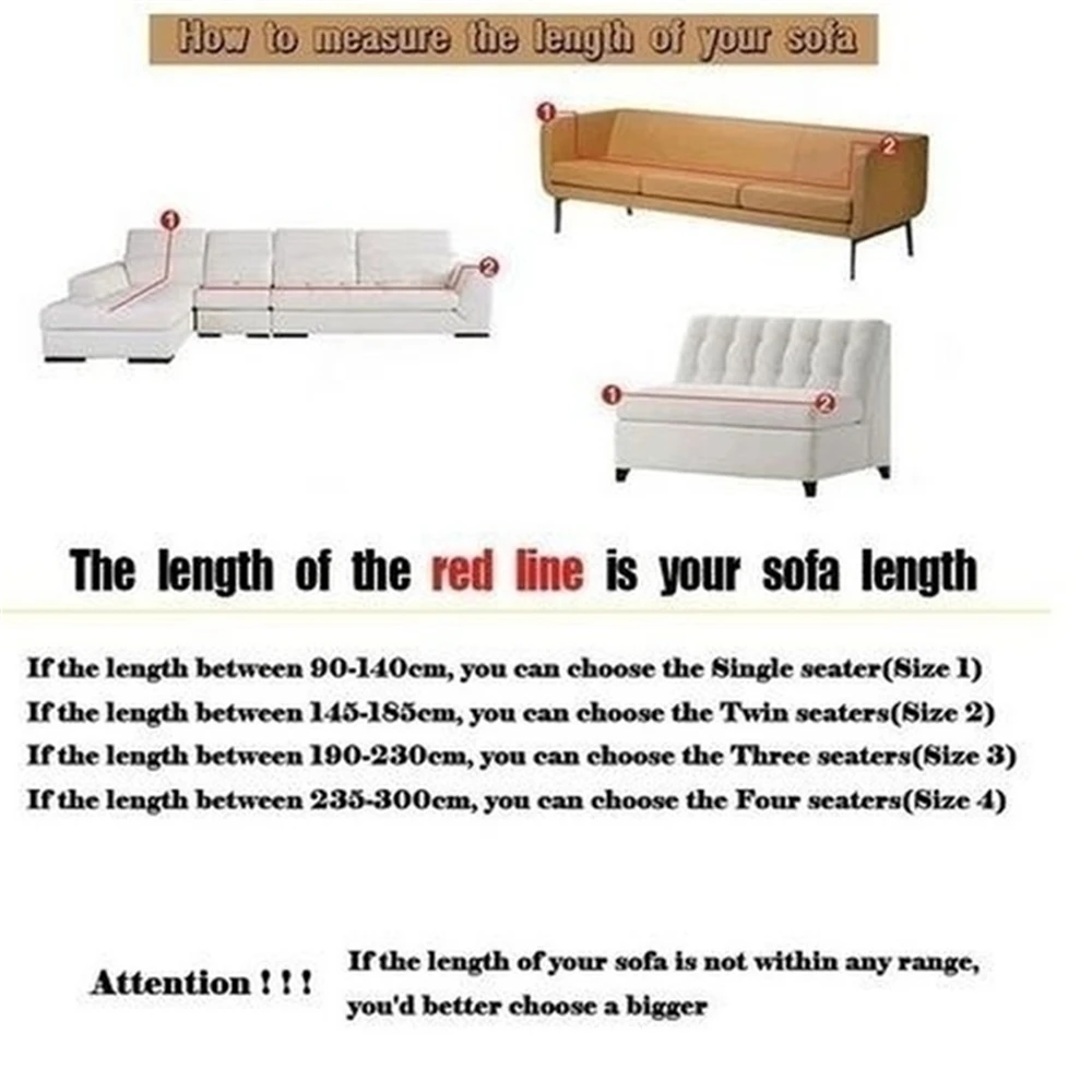 

Waterproof Stretch Sofa Cover Elastic Couch Cover Spandex Knitted Full Sofa Covers for Living Room Solid Color Sofa Cover