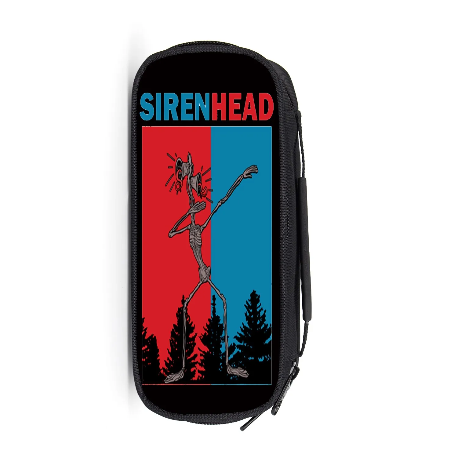 

Чехол для карандашей с рисунком головы сирены и аниме