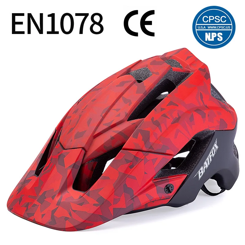 

BATFOX MTB Bike Helmet All-terrain Bike Helmet Suitable for outdoor sports safety helmets Adult men helmet