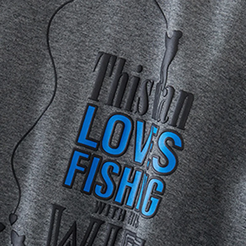 

Men's large size long sleeve T-shirt Casual fashion letter pattern cotton youth T-shirt Brand clothing