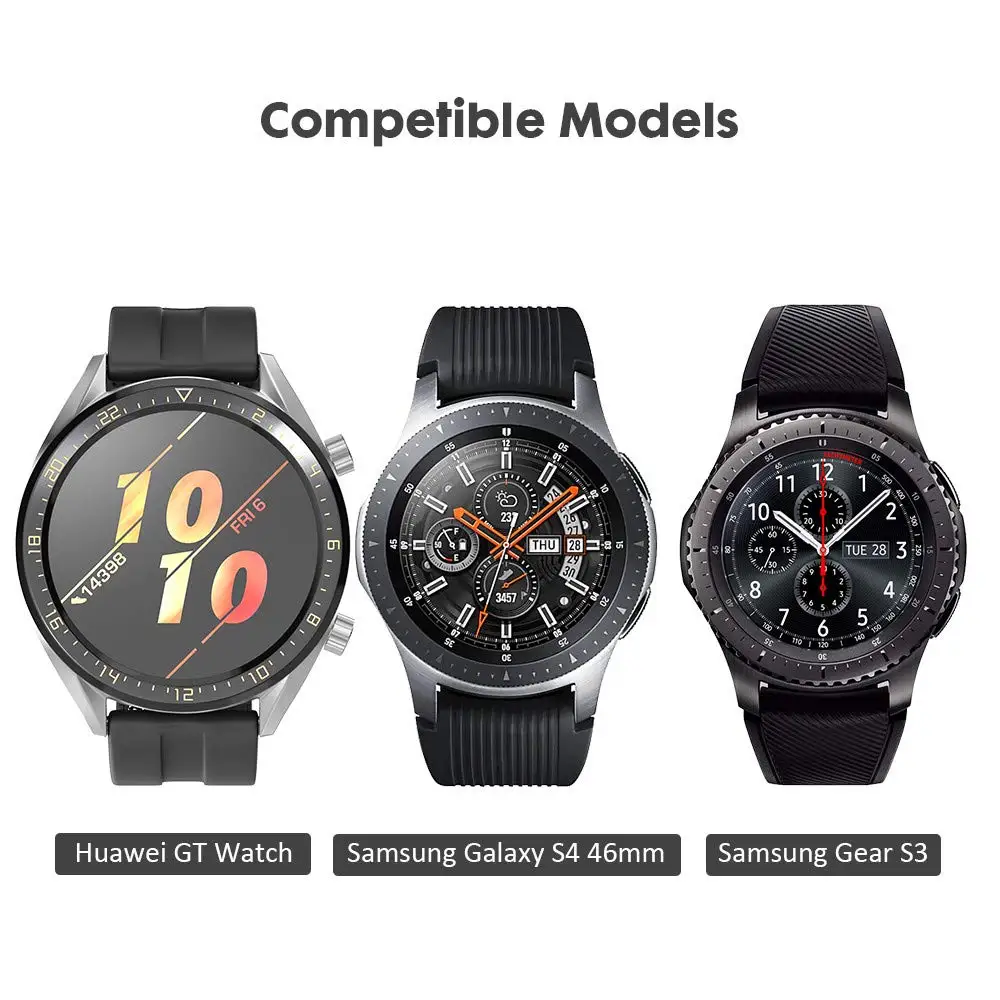 Ktab силиконовый ремешок для часов huawei GT Watch Band/samsung Galaxy Watch 46 мм/gear S3 Band 22 мм спортивные силиконовые браслеты ремешки Браслет ремешок аксессуар для Galaxy S4 46 мм часы/Шестерня S3