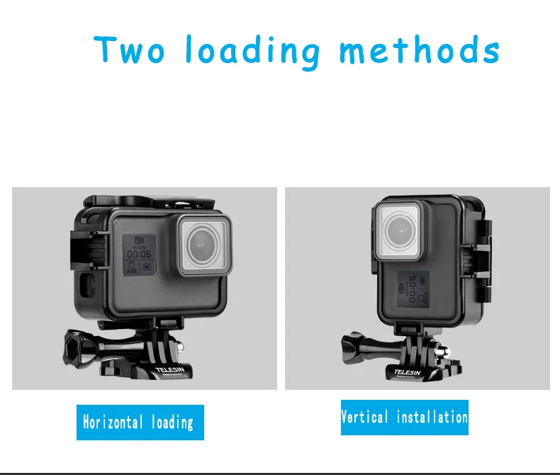 Вертикальный защитный чехол для спортивной камеры GoPro Hero 7 6 5 портативный