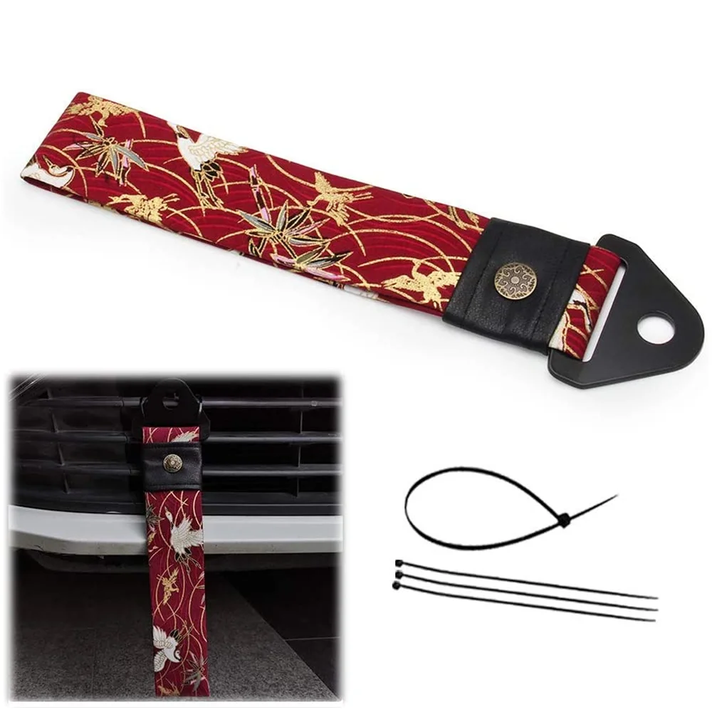 Personalize JDM Tow Strap 25cm Universal Racing Bushido Car tow Ropes Trailer Hook Towing Bars | Автомобили и мотоциклы