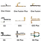 20 шт. для Moto G5 G5S G6 G4 плюс играть Мощность один Fusion Plus Vision Hyper макро-включениевыключение питания, громкость ключа гибкий резиновый кабель с кнопкой регуляции звука