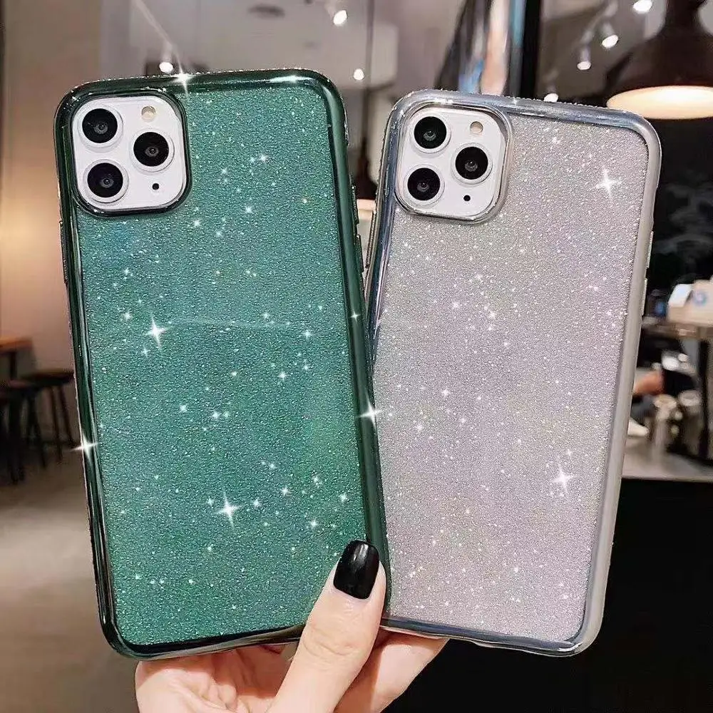 Блестящий чехол LOVECOM для iPhone 11 Pro Max XR XS 7 8 6 6S Plus X мягкий чехол-накладка из ТПУ с
