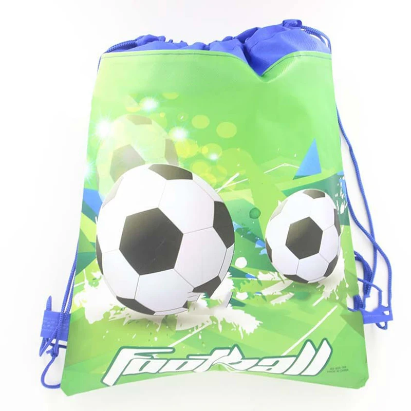 1 шт./лот детский рюкзак из нетканого материала в футбольном стиле для мальчиков
