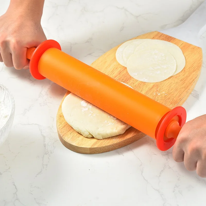 

Silicone Rolling Pin Adjustable Roller Type Flour Stick Rolling Stick Cake Baking Tool Kitchen Accessories 2021 summer new