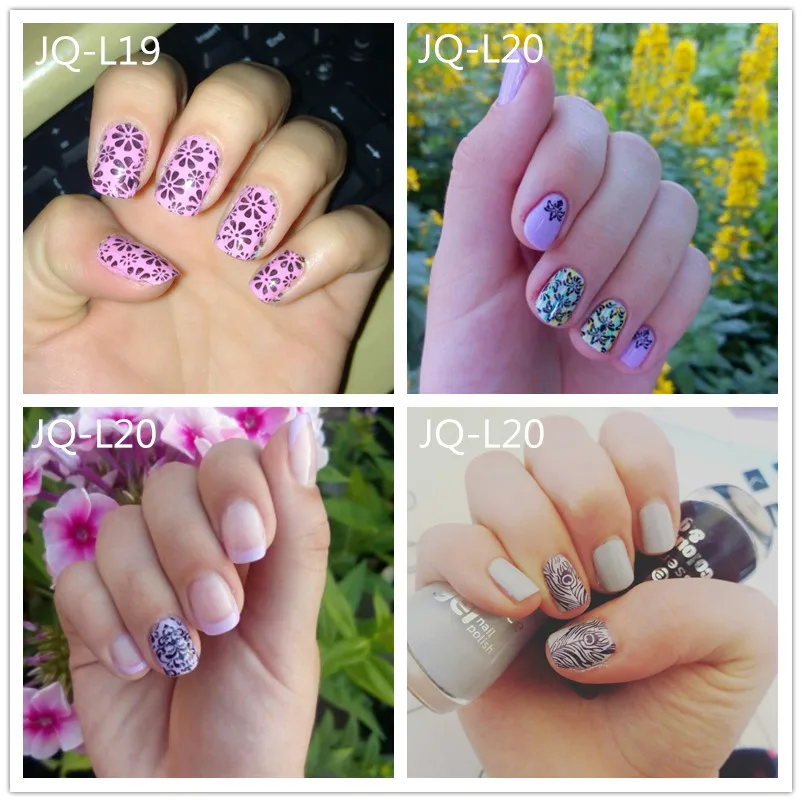 JQ L серии 120*60 мм Размеры штамповки Image Plate печати нейл арта шаблон DIY для пластины