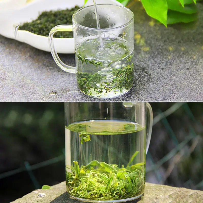 

Green Tea 2021 New Tea High Mountain Cloud Mist Green Tea Tea Made before Tomb-Sweeping Day Tender Bud Fragrant Tea