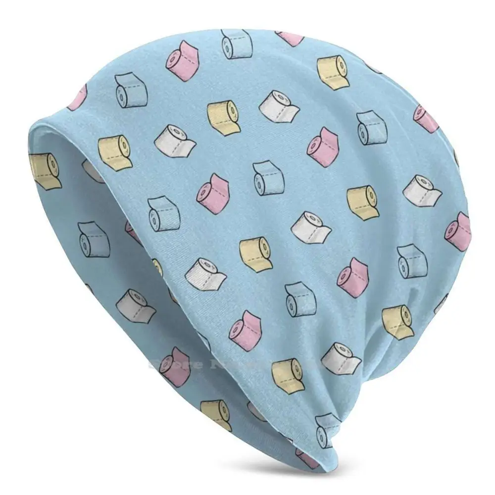 Туалетная бумага в пастели вязаная шапка теплая шапочка уличные шапки туалетная