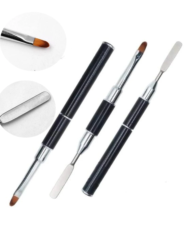 1 шт. наращивание ногтей кисть УФ поли гель для Кисть Акриловая инструменты