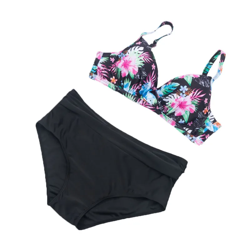 

Women Plus Size Bikini 2020 New Arrival Brazilian Biquini Swimsuit Big Size Holiday Bathing Suit Two Pieces Swimwear Beachwear