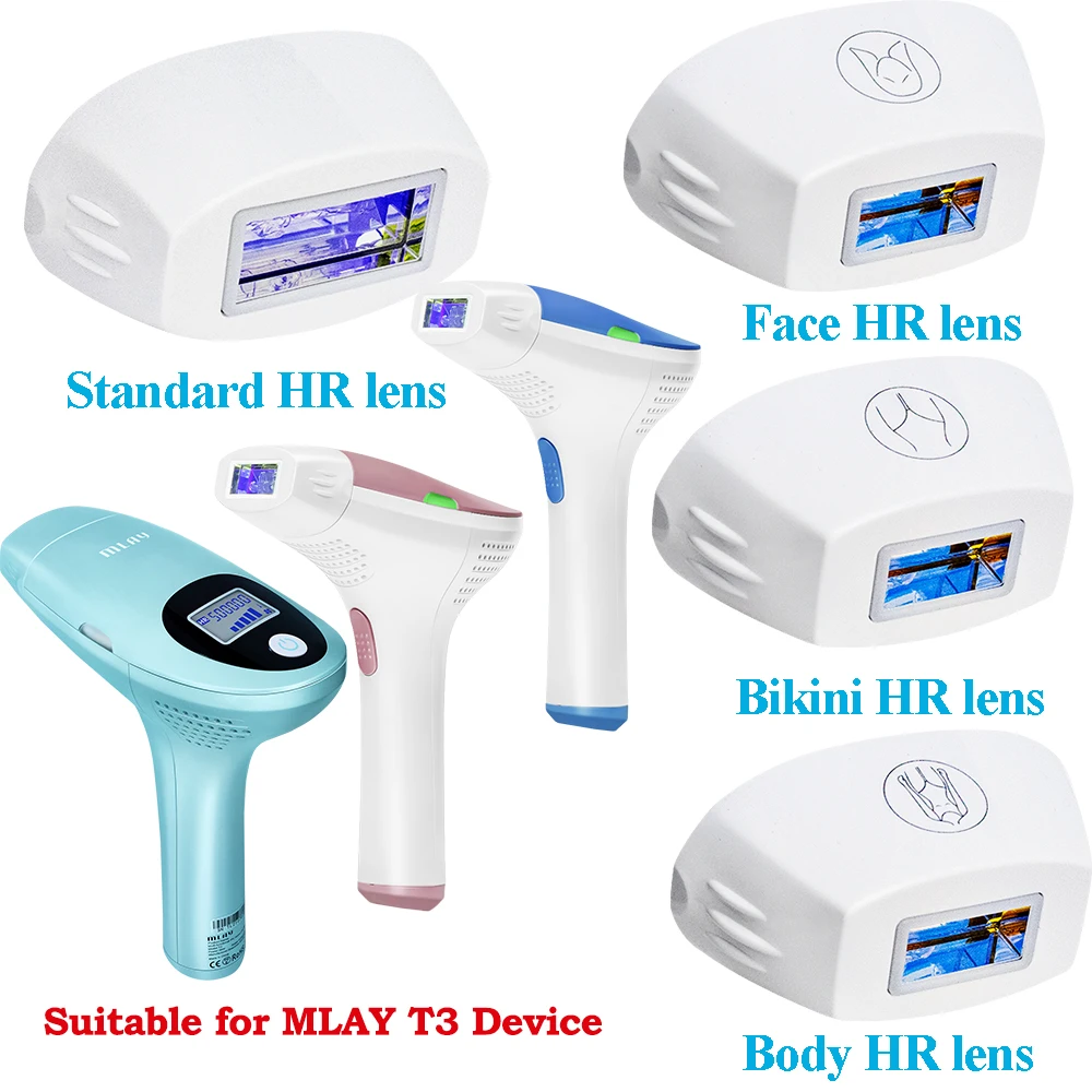 MLAY T3 Hair Removal Lenses Accessories Quartz Lamps 500000 Shots Use For Bikini Face Body Small Caps Special Lamp