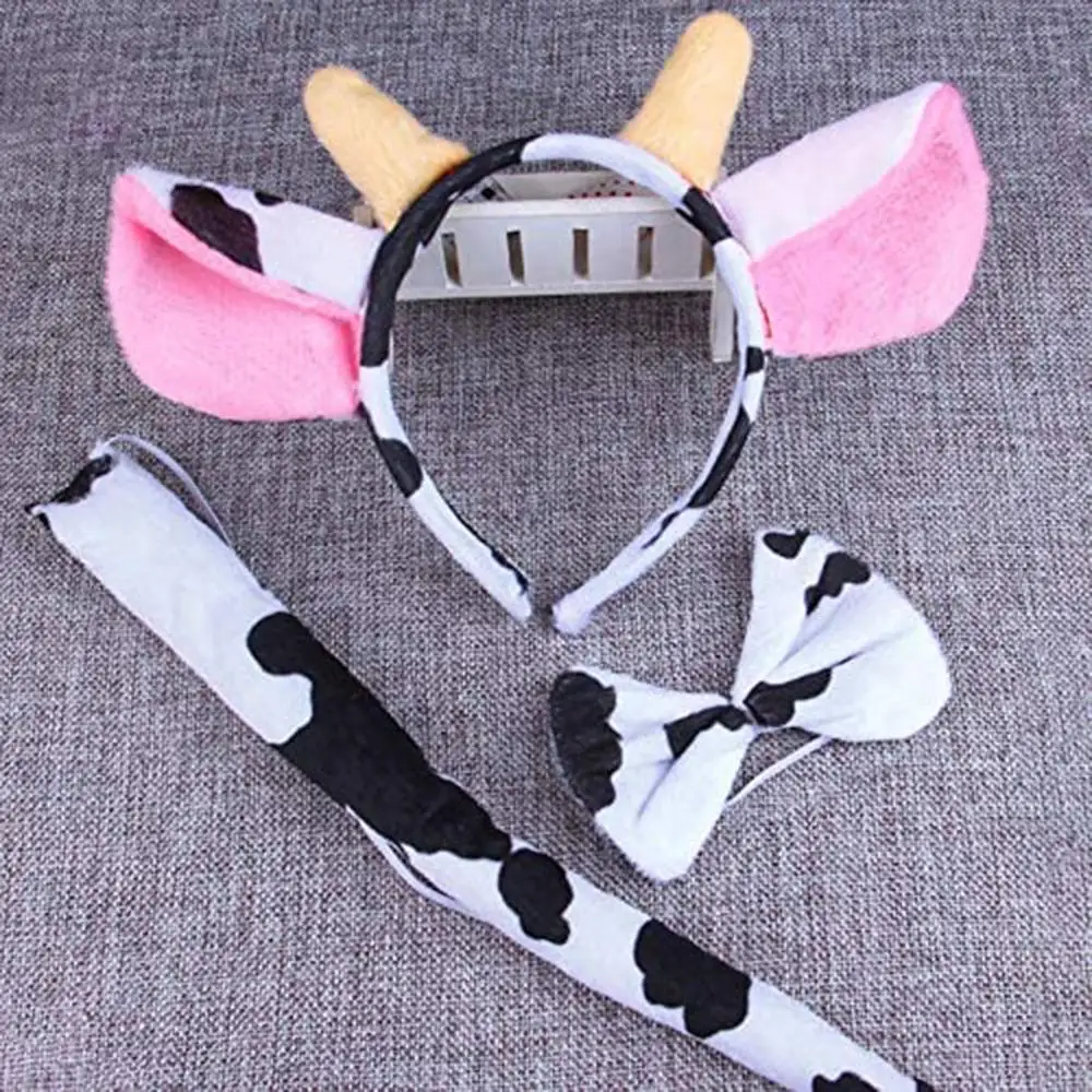 Корова для праздничный костюм хвост галстуком-бабочкой вечерние животных