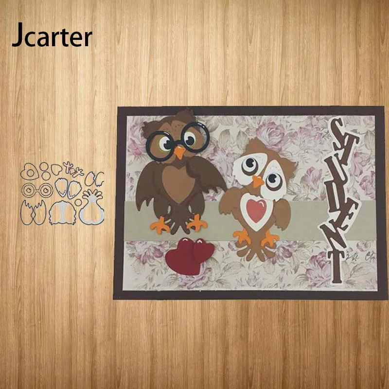 Металлические Вырубные штампы в виде совы глаз животных крафтовый трафарет для