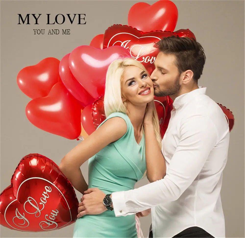 10 шт./лот романтический латексный Гелиевый шар в форме сердца 2 г надувной для