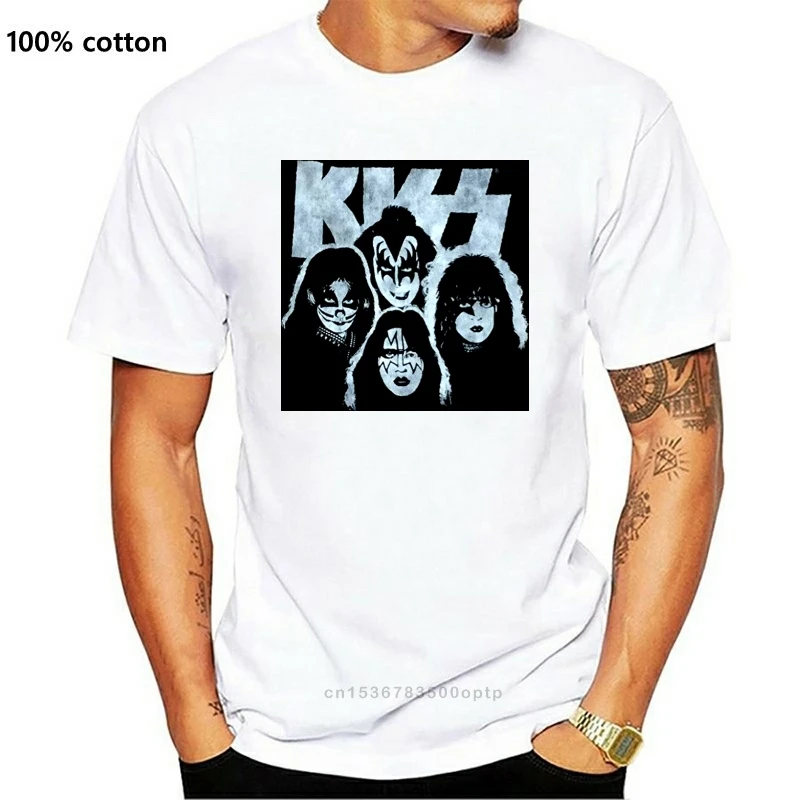 

Футболка унисекс с принтом группы Kiss Rocks, 100% хлопок
