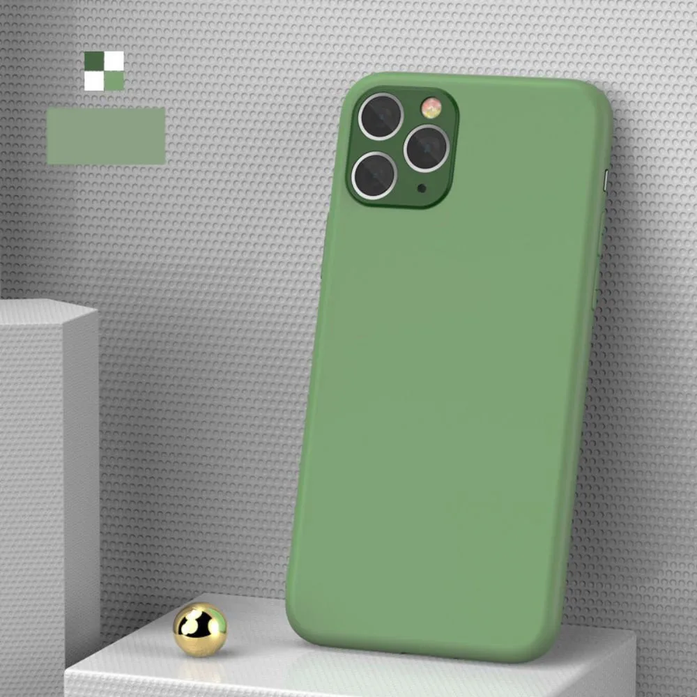 Мягкий силиконовый матовый чехол из ТПУ для Apple iphone 7 8 6 6s plus X XS XR 11 pro Max задняя