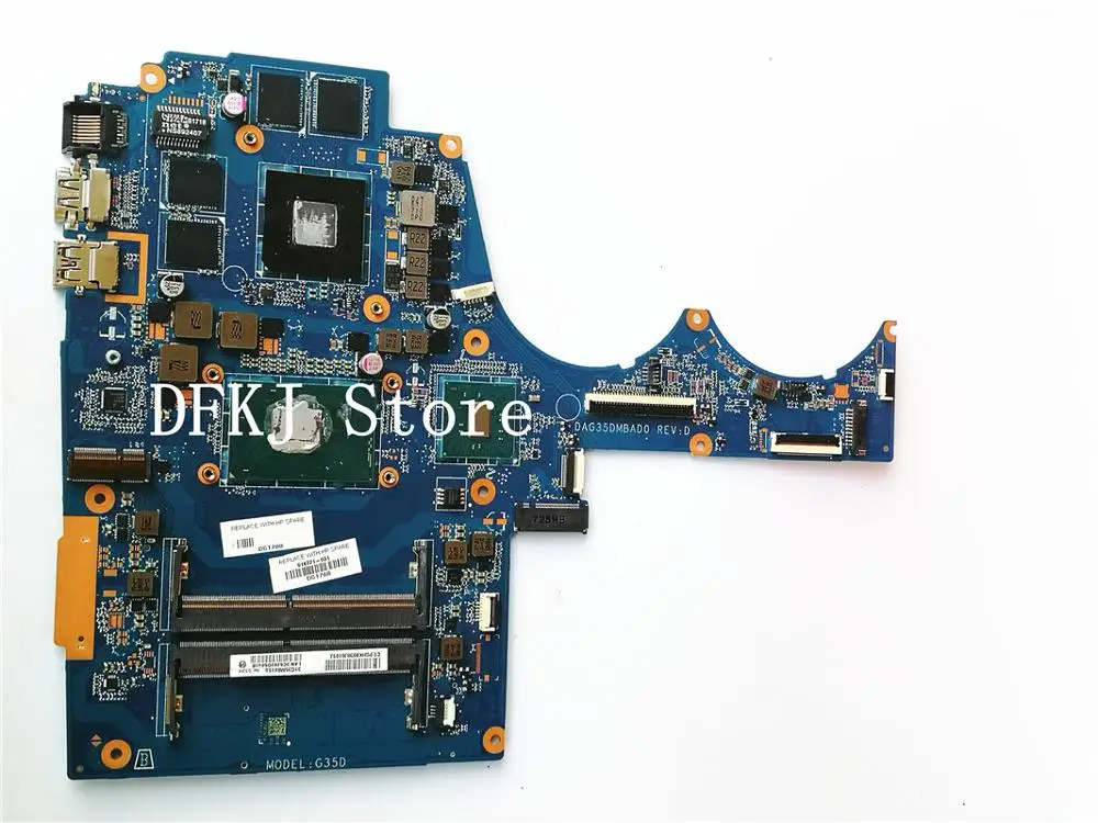 DAG35DMBAD0 для ноутбука HP Pavilion 15-AX 15-BC 914771-601 914771-001 материнская плата с ЦП стандарта
