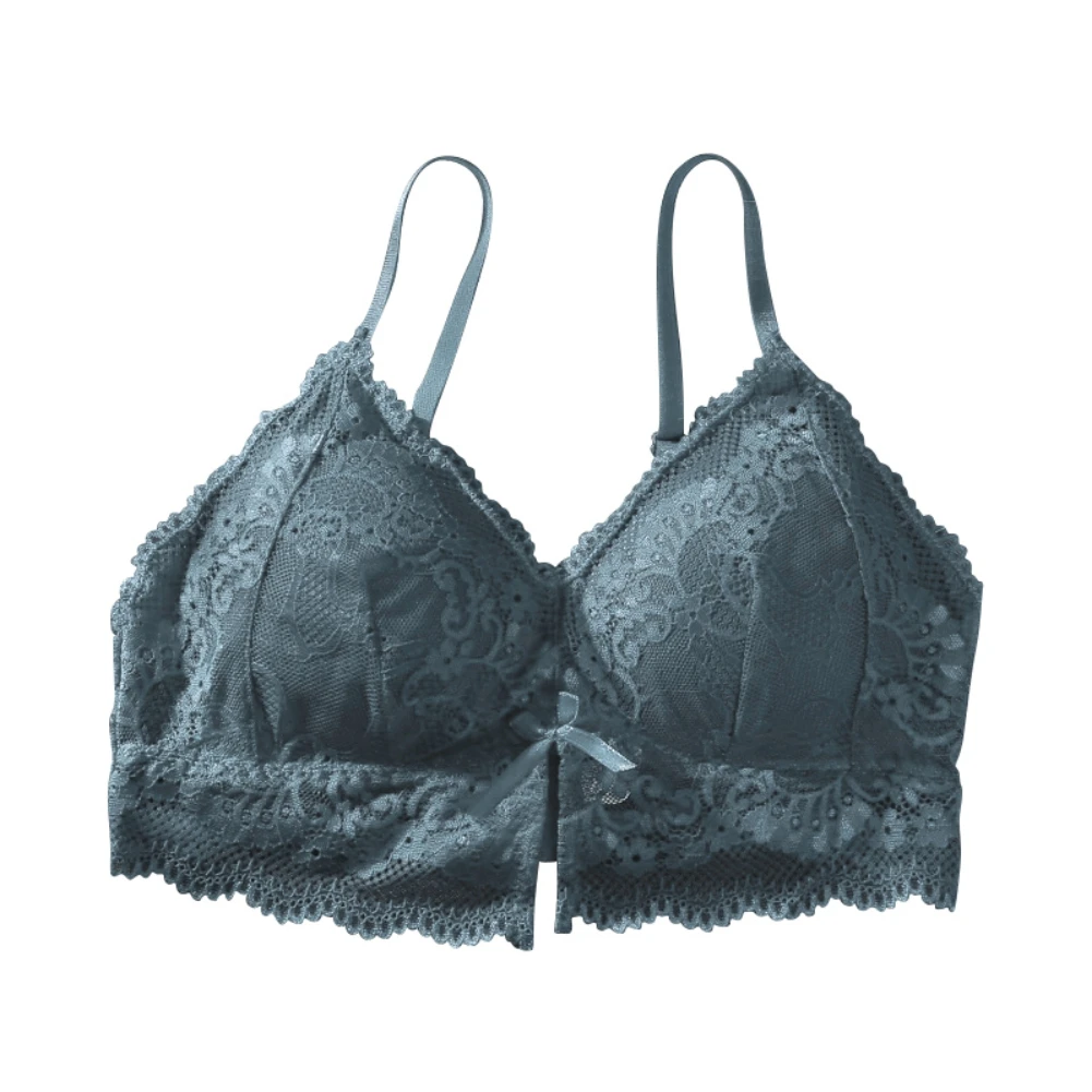 

Women Lingerie Lace Sexy Seamless Sexy Padded Bralette Backless Ultrathin Briefs Intimates Crop Tanks New