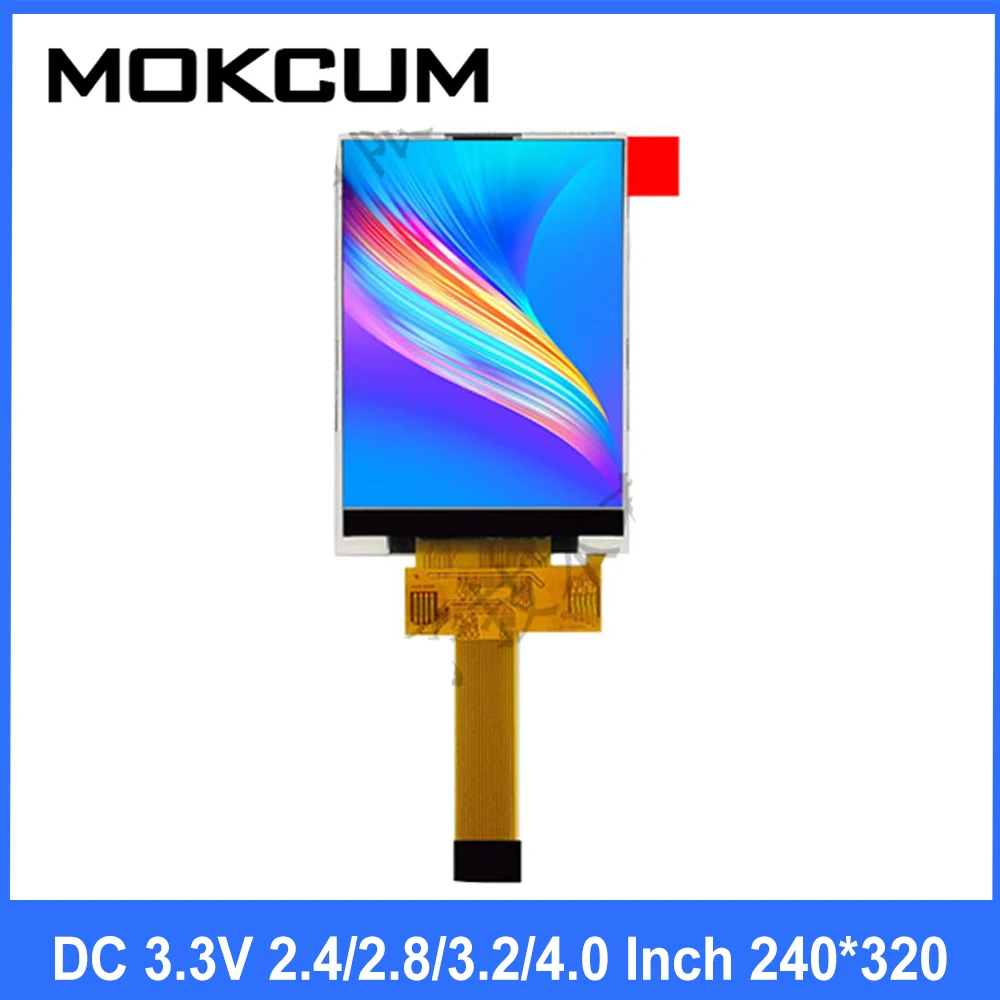 Сенсорный ЖК-экран TFT 3 В 2 4 8 дюймов 0*240 320 мм 18Pin 40 контактов драйвер ILI9341 60 мА 90 0 5 Вт