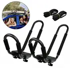 2 шт. багажник на крышу Каяка, универсальный багажник на крышу для байдарки, каное оборудование для лодок, серфинга, лыж, универсальный багажник на крышу