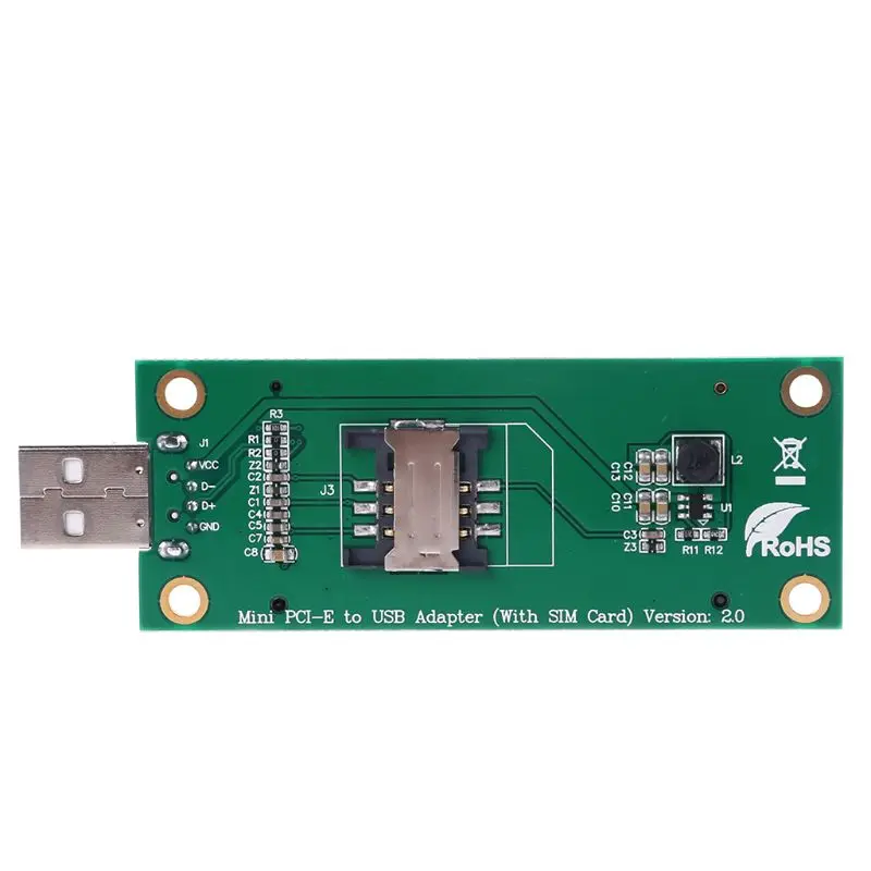 Mini PCI e беспроводной WWAN к usb адаптеру карта с слот SIM карты для huawei F2TA|Платы
