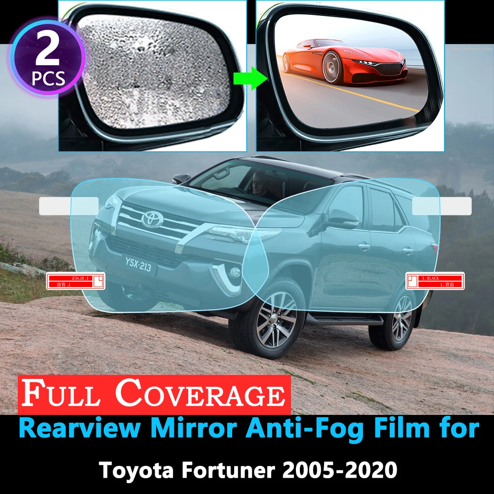 Полноэкранная Защитная противотуманная пленка для Toyota Fortuner 2005 ~ 2020 AN50 AN60 AN150 AN160