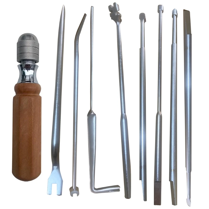 

Piano Tuning Lever Tools Kit Mute Hammer Diy Set Suitable for DIY Fret Work Maintainence Complete Variety Professional