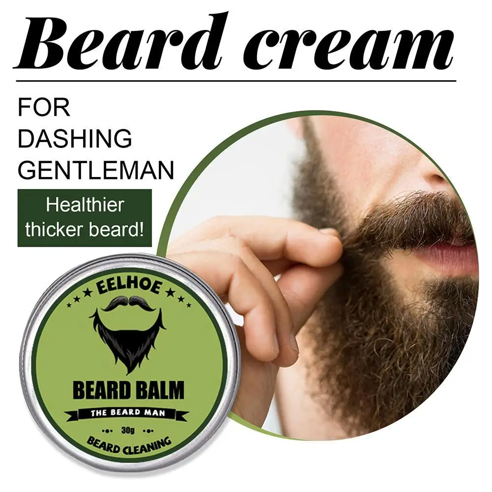 

Men's Beard Care Natural Beard Conditioner Beard Balm For Beard Growth Organic Moustache Wax For Beard Smooth Styling Tool