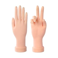 1pair 227cm art practice soft female plastic model hand flexible flectional mannequin training tool for acrylicgel d351
