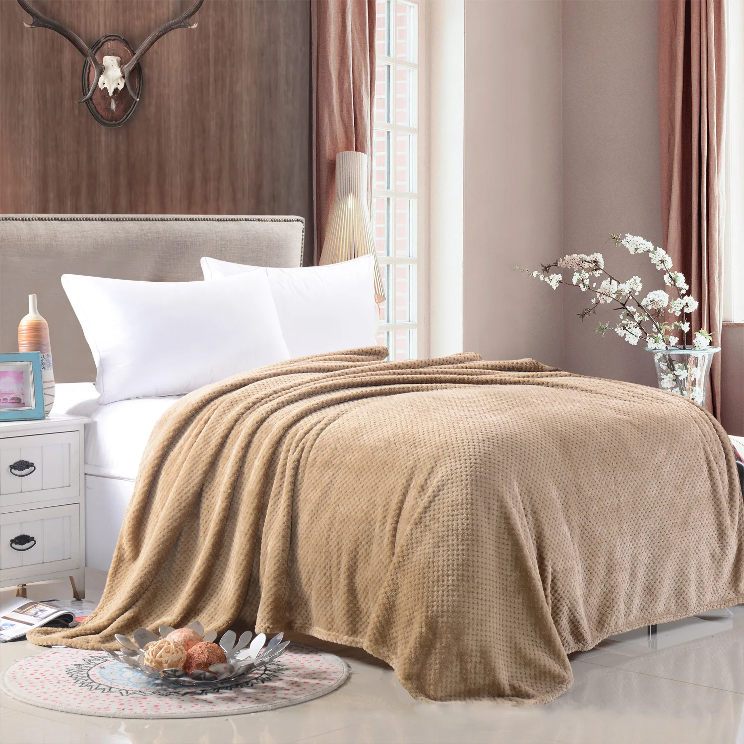 Новинка фланелевые одеяла для кровати однотонный летний зимний чехол дивана