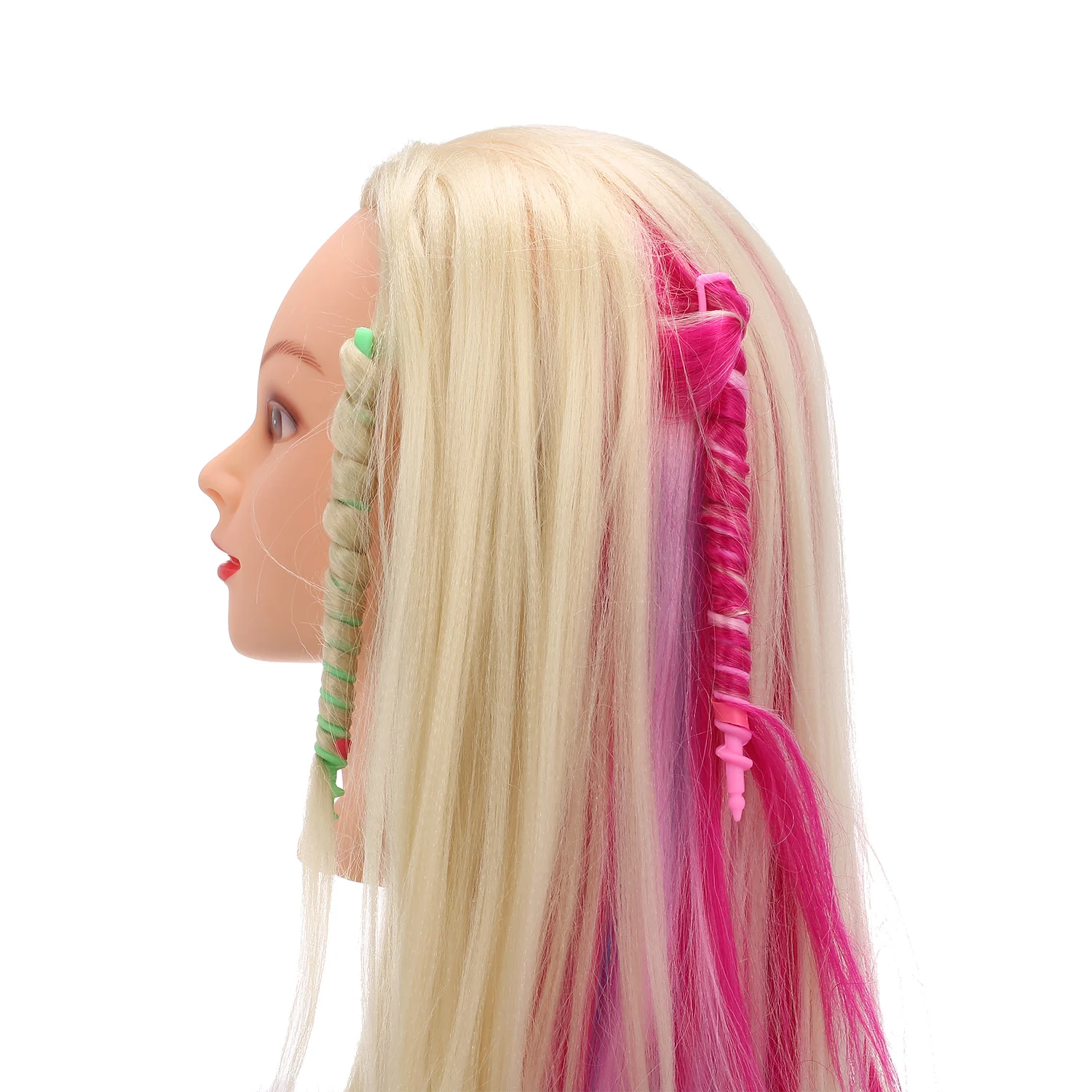 20 шт. волшебные бигуди ролики спиральный стержень пластиковый парикмахерский