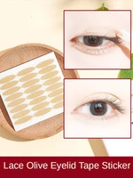 stickers women lace olive eyelid tape sticker invisible eyelid paste self adhesive natural breathable fenty double eyelin shape