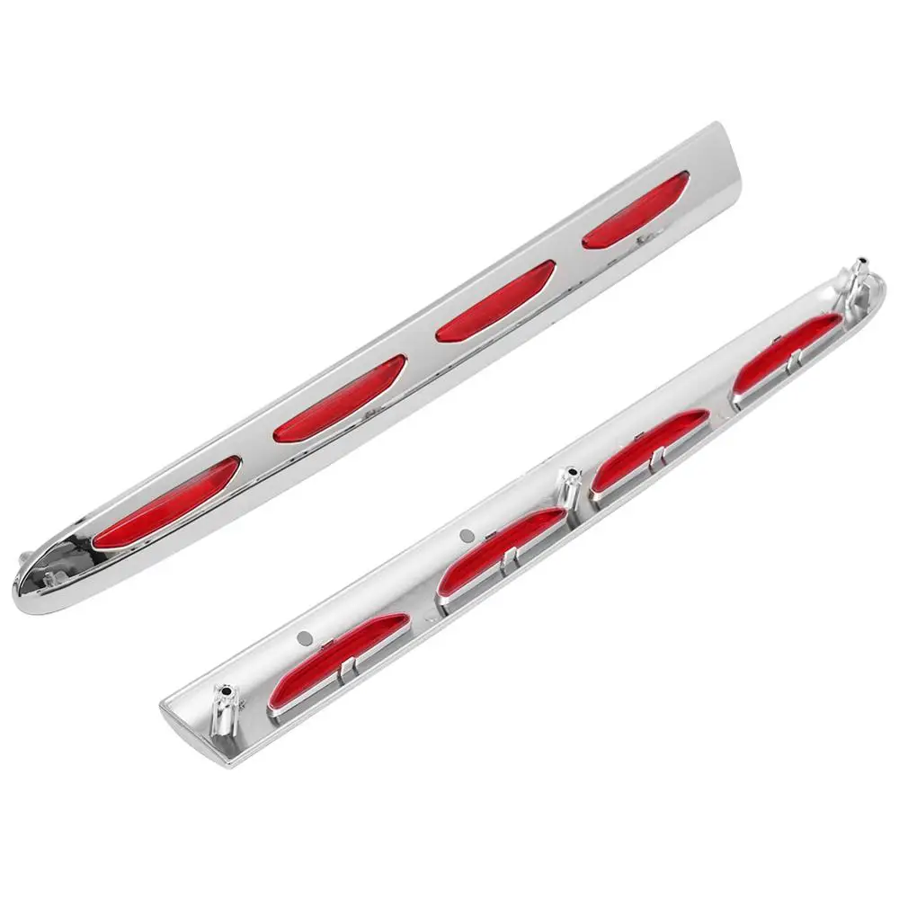 4 шт. обтекатель багажника мотоцикла планки седельная сумка задний ящик красные