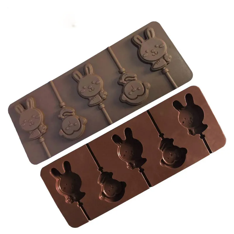 

Silicone 1PC Popular Silicone Pastry Mould Chocolate Mold Cake Decorating Lollipop Hot Sale Lollipops Mold Candy Baking Mold