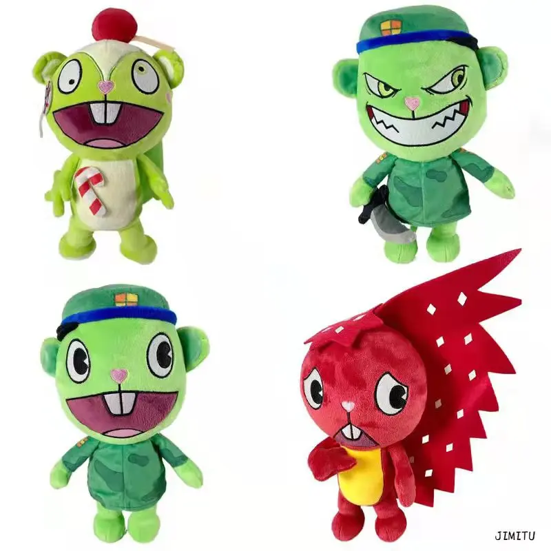 Mu&ntilde;eco de peluche con dise&ntilde;o de &aacute;rbol de amigos para ni&ntilde;os y ni&ntilde;as, juguete de felpa con dise&ntilde;o de dibujos animados Kawaii, almohada suave, ideal para decoraci&oacute;n de habitaci&oacute;n-5
