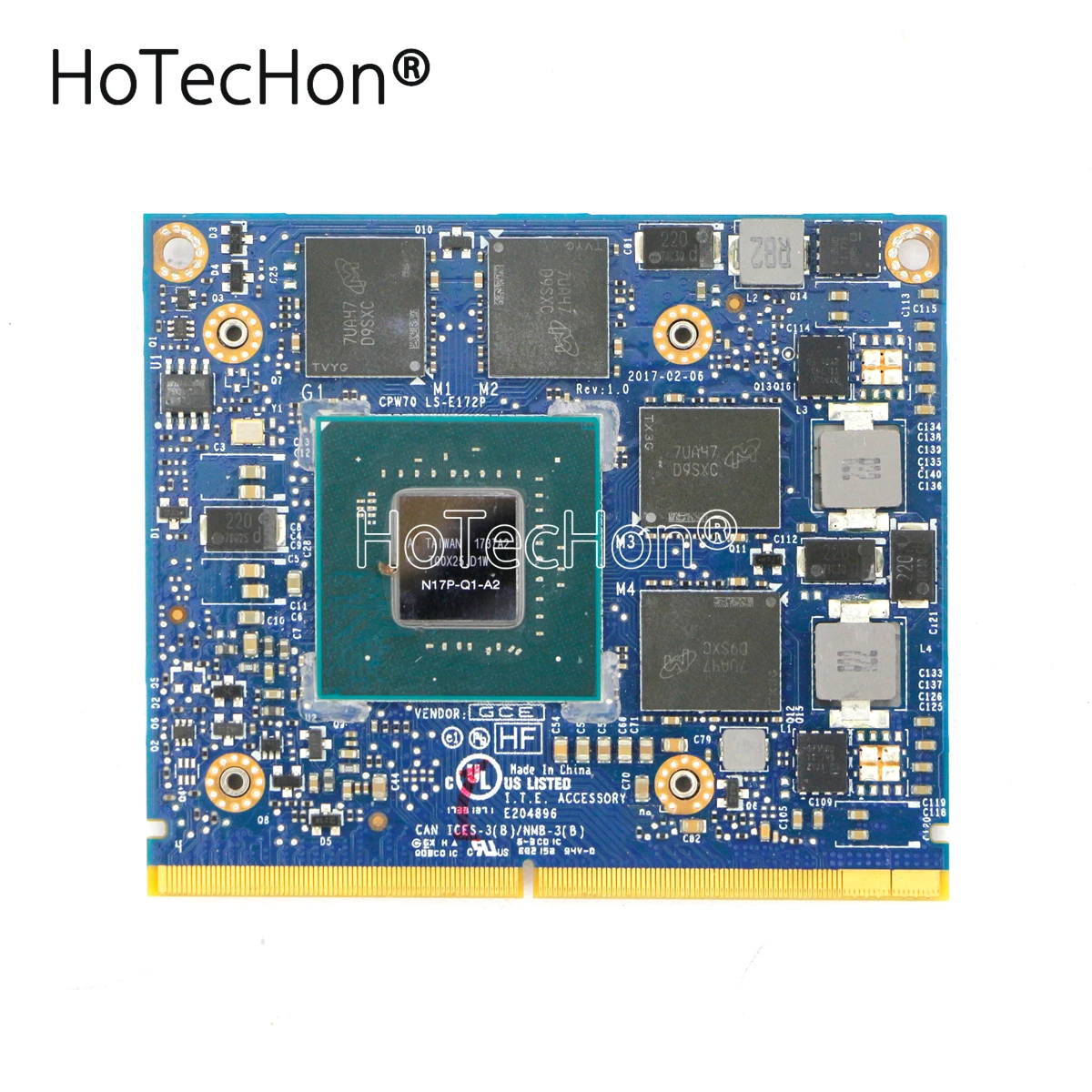 Видеокарта 925182-001 924954-001 MXM Quadro M1200 4 ГБ GDDR5 N17P-Q1-A2 CPW70 LS-E172P для мобильной рабочей