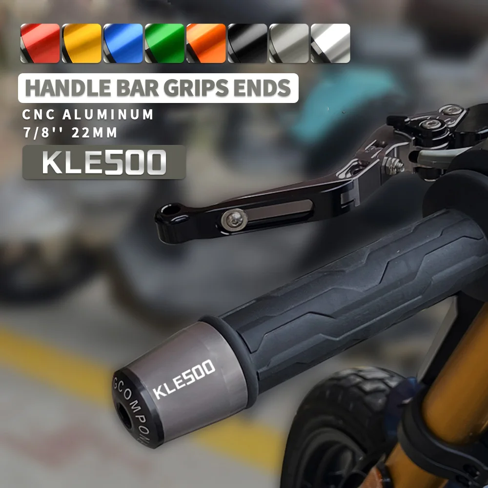 

For kawasaki KLE 500 KLE500 1991-2007 1992 1993 1994 1995 96 Motorcycle Handle Bar End Handlebar Grips Cap Anti Vibration Silder